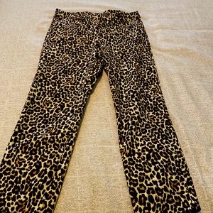 NWT J Crew Leopard Print Slim-Fit Pants